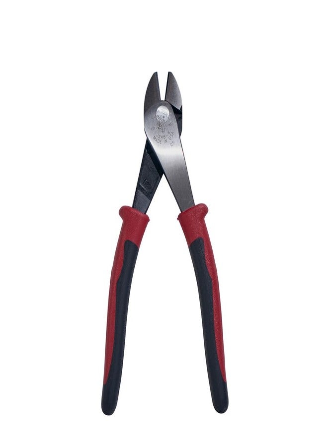 Klein Tools J248-8 Pliers, Made in USA, Diagonal Cutting Pliers with Angled Head, Short Jaws, High-Leverage Design, 8-Inch - Image 5