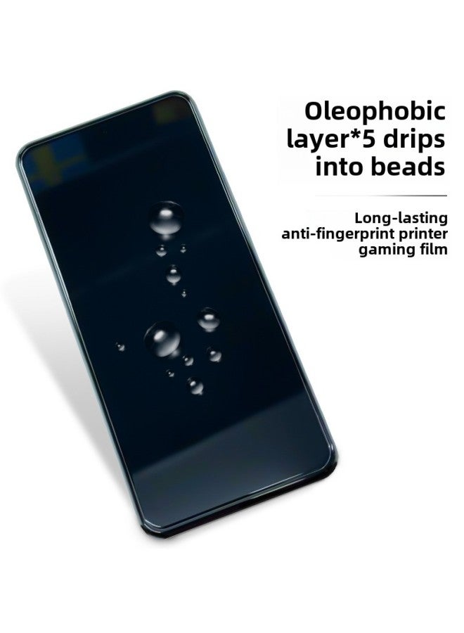 For VIVO IQOO Z9 Tempered Film 12 HD 11 Mobile Phone X200 Mini Full Screen Y28 Glass Protection-Color:(2.5D Large Arc Reinforced Electroplating Anti-fingerprint) Full Screen Black-Size:V29E - Image 5