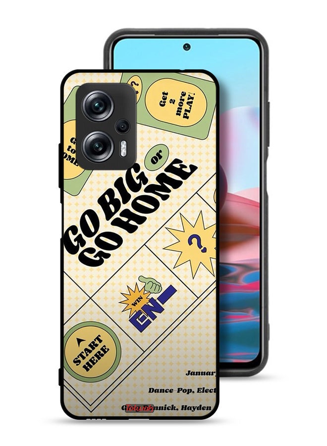 Tolwak Xiaomi Redmi Note 11T Pro Plus 5G Protective Case Cover Go Big Or Go Home - Image 1