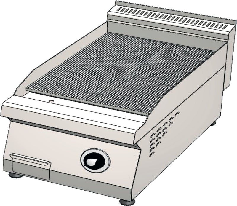CSA Inox Karacasan Industrial 700 Series Counter Top Electric Full Channel Grill