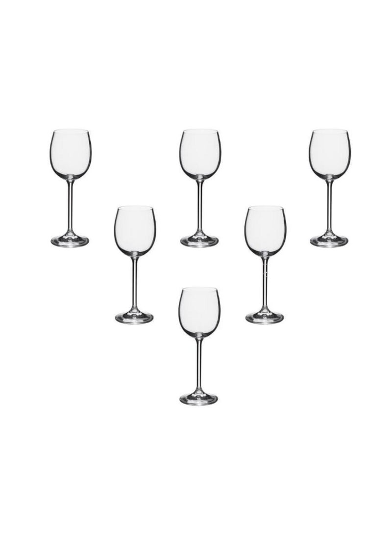 BOHEMIA - Bohemia Natalie Crystal Clear Drinking Glasses Set Of 6 185 Ml - Image 1