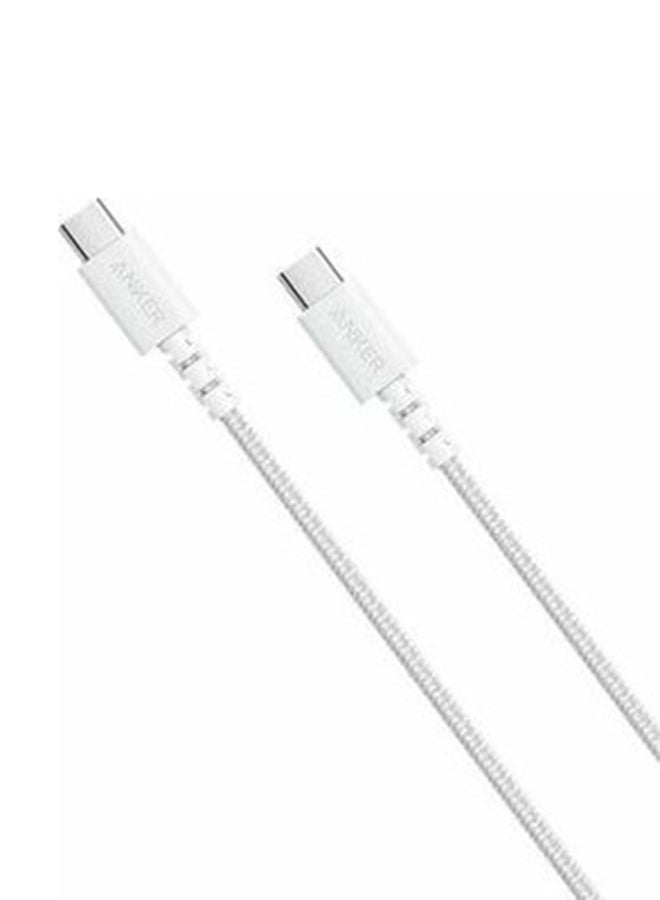 أنكر كابل شحن باور لاين سيلكت بلس من Type C إلى Type C - Image 1