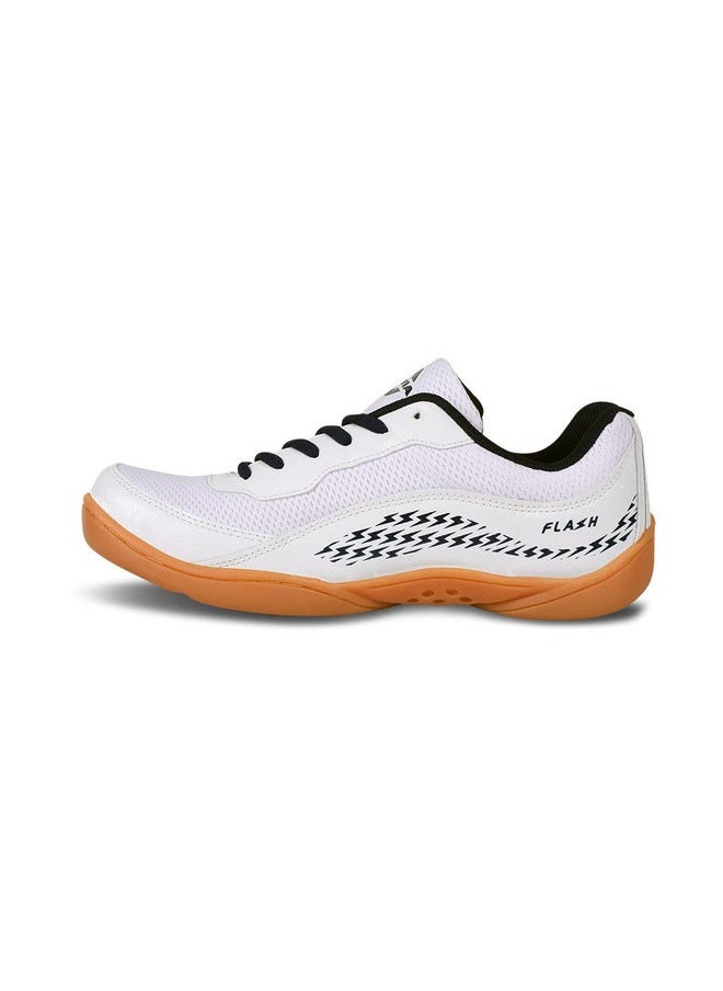 Nivia Flash 2.0 Badminton Shoes for Men | Your Go-to Shoe for Pickleball, Padel, and All Court Sports | Badminton Sports Shoes | (White) | Size UK05 - pzsku/Z052413FD9696E959F42DZ/45/_/1740982843/3d72e98a-04c5-4d27-af45-661022d8a8a4