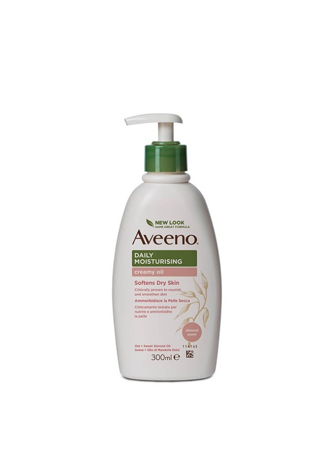 Aveeno Daily Moisturizing Creamy Oil 300ml - Image 1