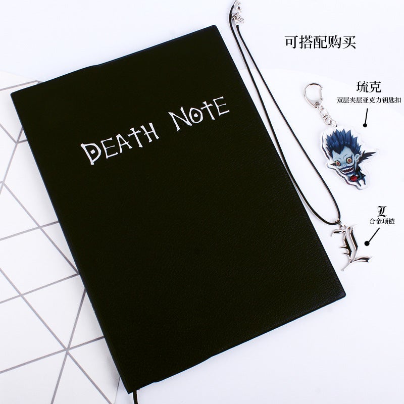 Anime Peripheral Notebook Death Notebook With Feather Pen Deathnote Comic Exhibition Generation Stationery - Image 2