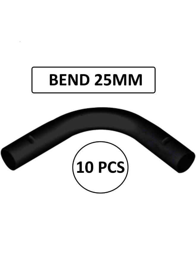 Beilla Beilla Pack Of 10 Pvc Electrical Conduit Pipe & Fittings â€“ Durable, Corrosion-resistant Solution For Indoor And Outdoor Electrical Wiring And Cabling (Bend, 25MM)  - Image 2