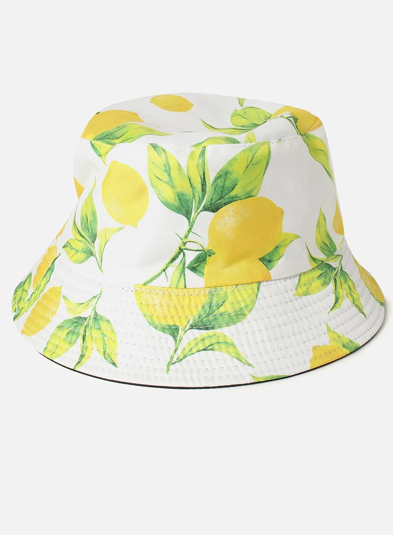 Haute Sauce Floral Print Bucket Hat