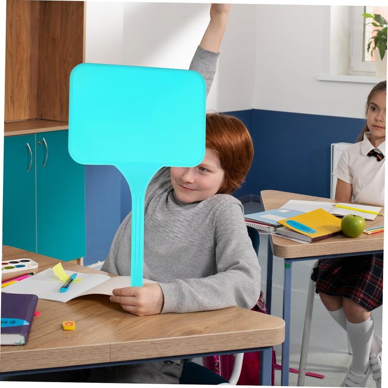 IMIKEYA Portable Handheld Sign Board Double-sided Whiteboard for Teaching Temporary Parking and Events Easy Message Presentation for Students and Adults - Image 4