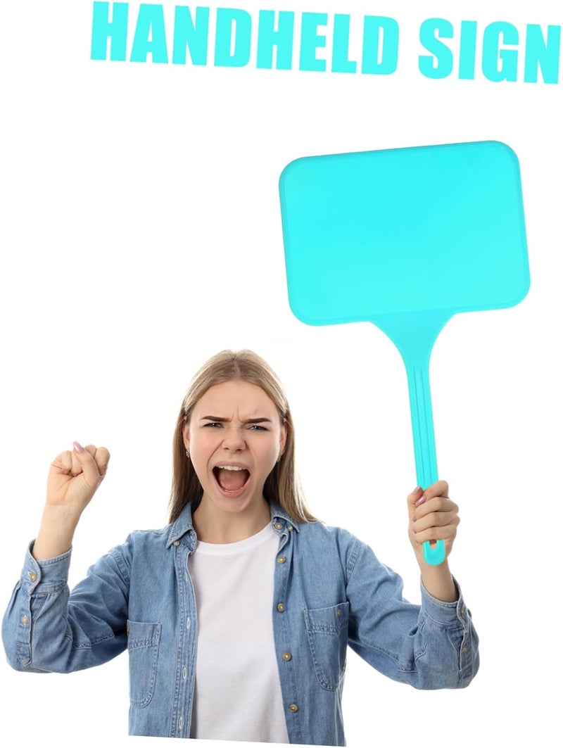 IMIKEYA Portable Handheld Sign Board Double-sided Whiteboard for Teaching Temporary Parking and Events Easy Message Presentation for Students and Adults - Image 3