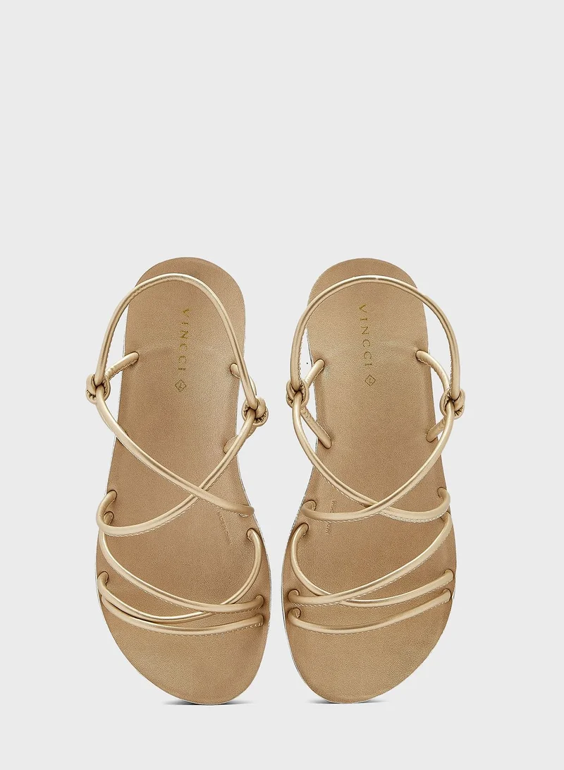 Vincci Ankle Strap Flat Sandals
