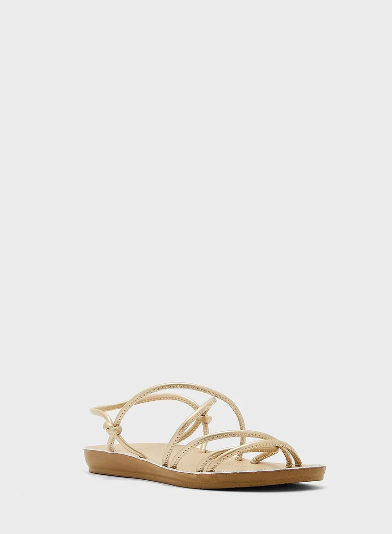 Vincci Ankle Strap Flat Sandals