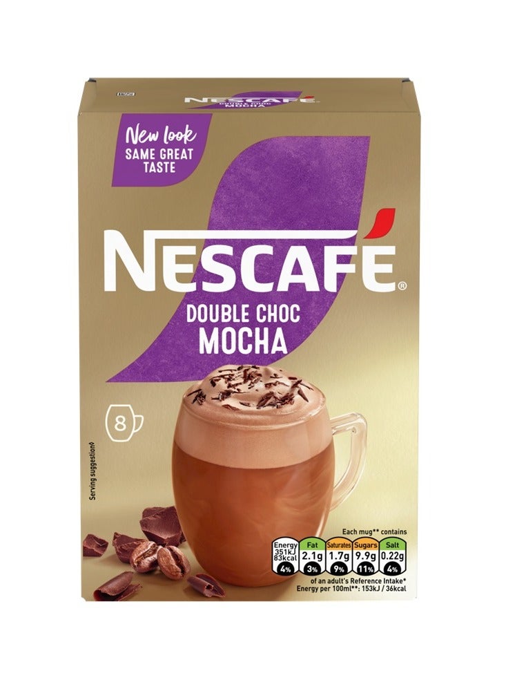 Nescafé Double Choc Mocha, 8 Sachets
