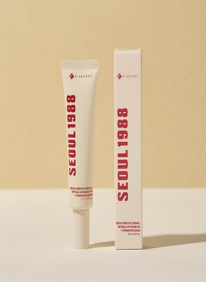 K-SECRET Seoul 1988 Eye Cream Retinal Liposome 4% + Fermented Bean 30ml - Image 3