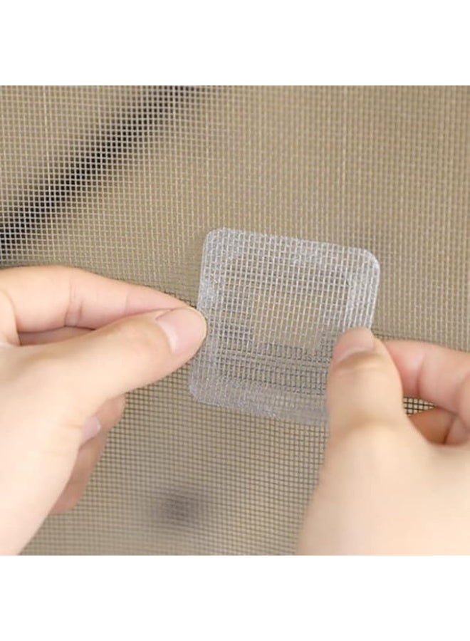 2 in 1 Screen Window Sticker and Shower Drain Cover Strong Adhesive Damage Repair Patches Anti-Insect Household Use (20 Pcs - 4x4 Inches) - Image 2