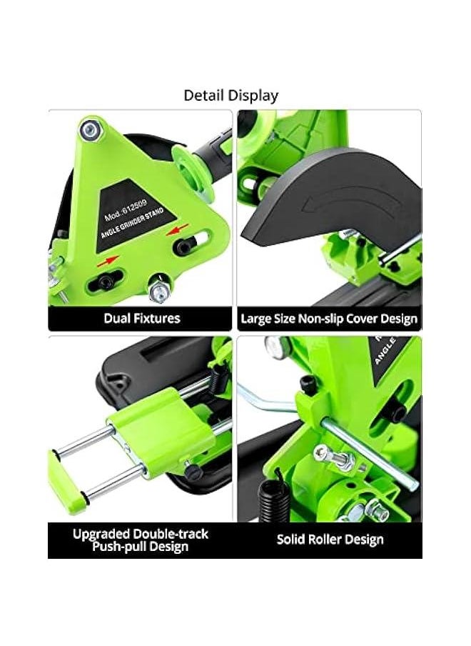 Arabest Angle Grinder Bracket, Adjustable 45 Degree Clamp Angle Grinder Holder Bracket, Universal Polishing Machine Pull Rod Angle Grinding Machine Stand for 100, 125 or 150 Angle Grinder  - Image 5