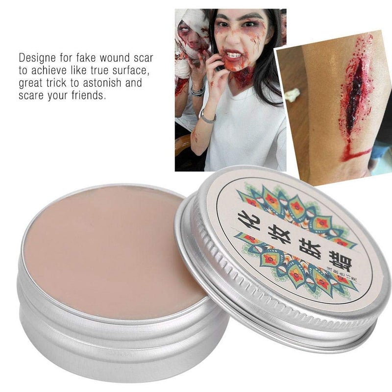 klarako Professional Stage Halloween Fake Wound Scars Wax Halloween Makeup Wax, Scar Wax Kit Make Up Special Effects Fake Molding Wound Skin,Modeling Scar Wax  (01) - Image 5