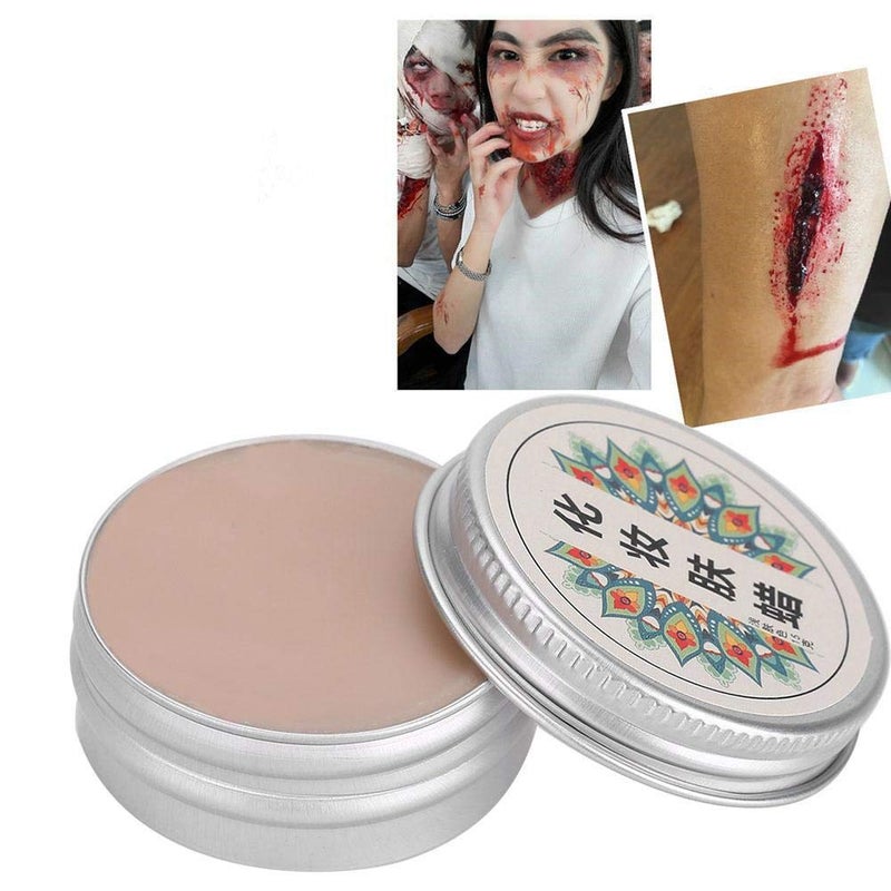 klarako Professional Stage Halloween Fake Wound Scars Wax Halloween Makeup Wax, Scar Wax Kit Make Up Special Effects Fake Molding Wound Skin,Modeling Scar Wax  (01) - Image 2