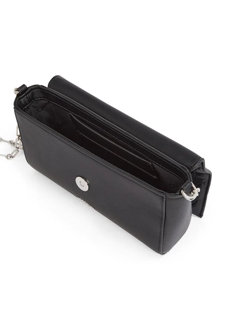 CALVIN KLEIN MINI QUILT CROSSBODY BAG WITH CHAIN