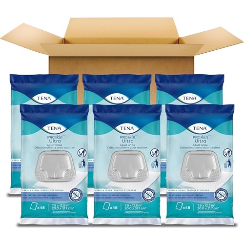 TENA Adult Wipes for Incontinence, Body Cleansing Wipes for Adults, ProSkin - 288 Count - Image 2