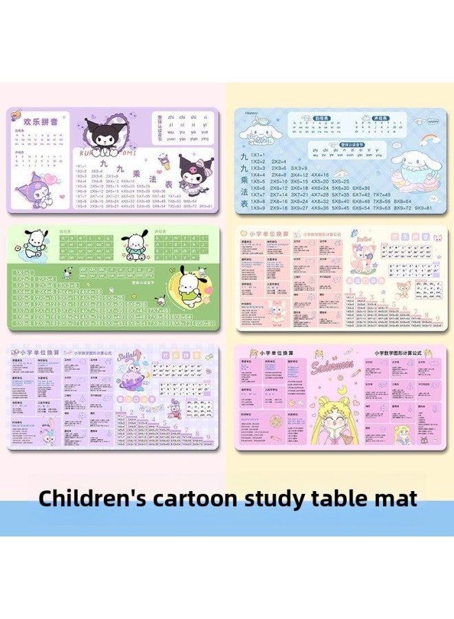 Study Desk Mat Oil-Proof Wash-Free Children's And Students Special Writing Desk Desktop Protection Mat Computer Office Tablecloth-Color:400x900mm-Pattern:Pacha Dog [anti-fouling, Odorless And Easy To Scrub]  - Image 4