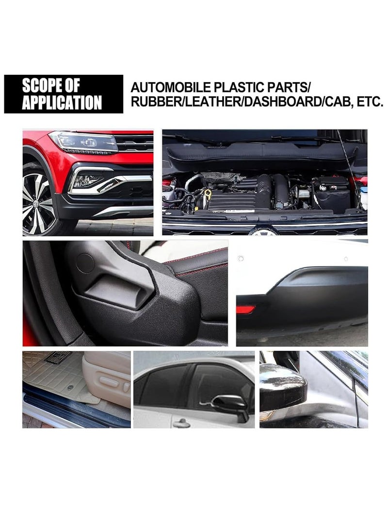 SYOSI Gloss Dressing for Plastic, Gloss Dressing for Detailing,  Car Interior & Exterior Cleaner, Gloss Dressing for Floor Mats, Trim & Tire Dressing - Restore Faded Plastics, Buff for Shine (1Pcs) - Image 5