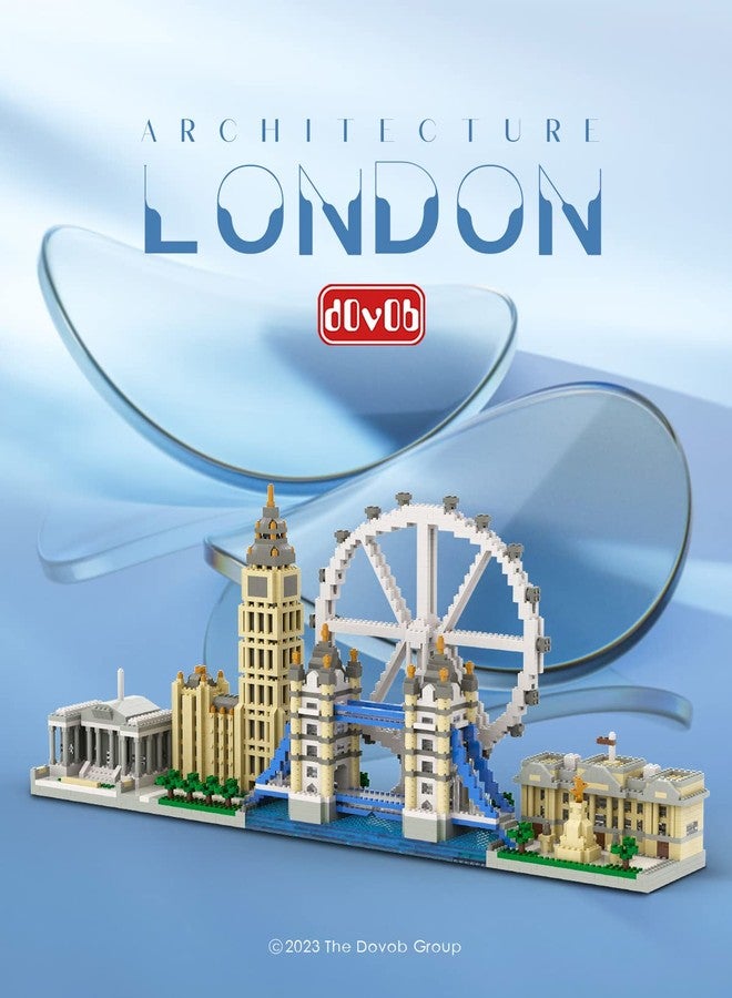 dOvOb Architecture London Skyline Collection Micro Mini Blocks Set Model Kit and Gift for Kids and Adults (3076 Pieces) - Image 2