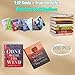 M.Zibos 200Piece 112 Scale Miniature Books Collection Classic Novel Replicas Realistic Tiny Books for Dollhouses Bookshelves Dioramas for Adult Collectors - Image 4
