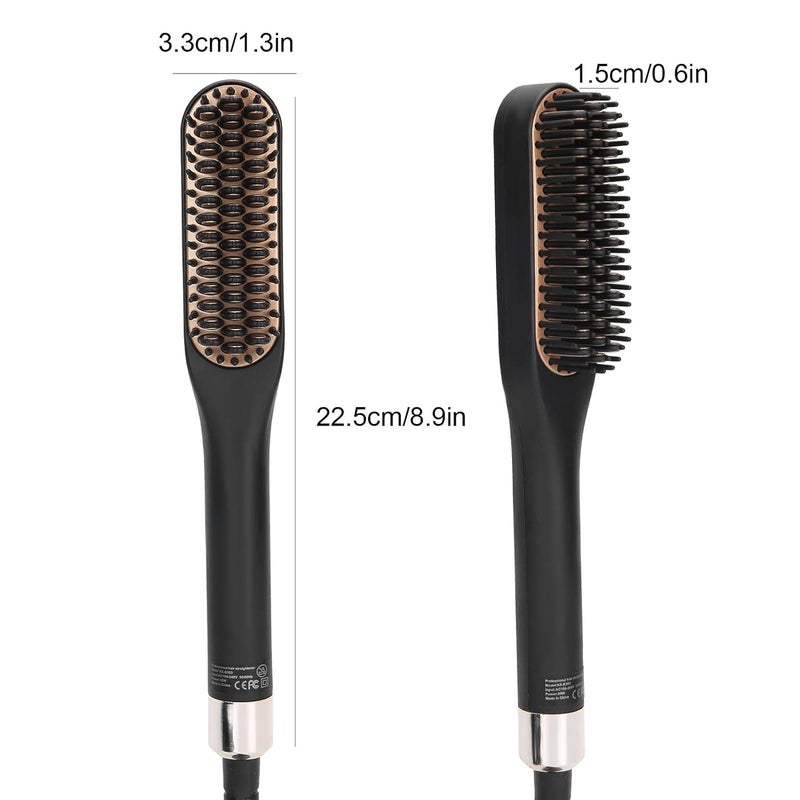 klarako Beard straightener for men, mini electric beard straightener, beard styling comb and hair straightener, PTC heating with constant temperature and 3 timer settings(#2) - Image 5