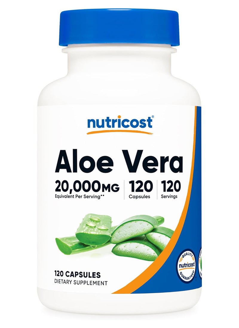 Aloe Vera 20 000 Mg 120 Capsules - pzsku/Z052508249E521E805341Z/45/_/1717588829/803f5462-c096-455e-a9c2-c913c5c5f043