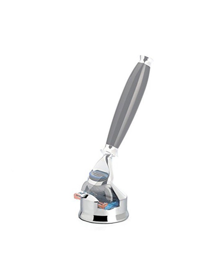 MÜHLE Chrome Stand for 3-Blade Razor and 5-Blade Razor - Image 2
