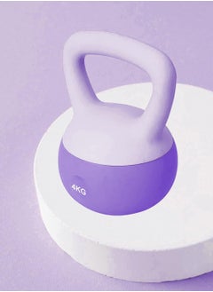 Generic PVC Soft Kettlebell Weights Strength Training Kettlebells for Weightlifting and Core Training(4KG)  - Image 5