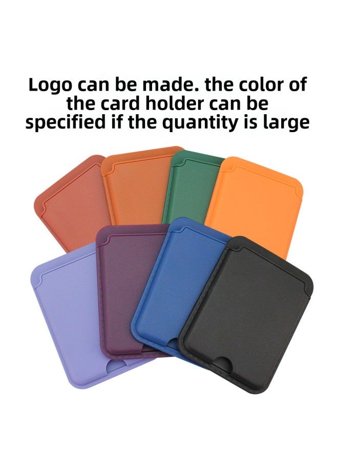 For Imitation Apple Original TPU Card Set Mobile Phone Card Stickers Multi-card Bus Access Control Bank Card Bag Stickers Lo-Color:Light Brown-Dimensions:Standard  - Image 2
