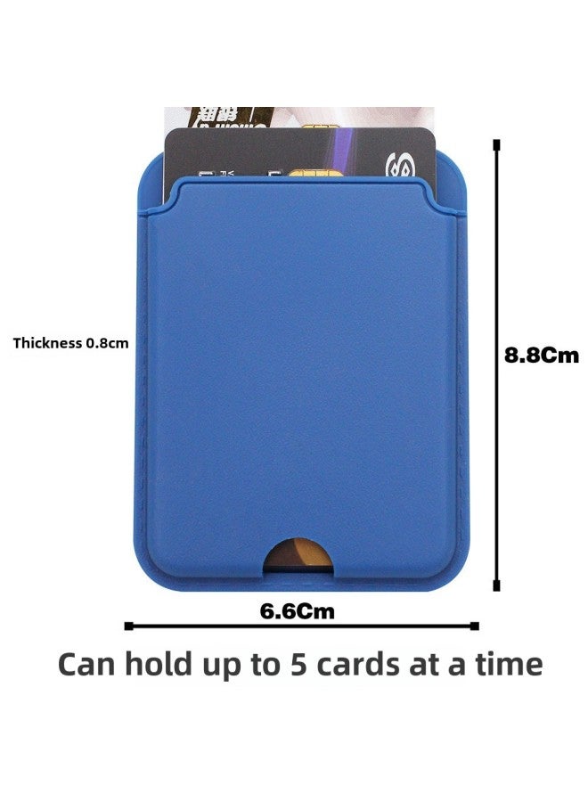For Imitation Apple Original TPU Card Set Mobile Phone Card Stickers Multi-card Bus Access Control Bank Card Bag Stickers Lo-Color:Light Brown-Dimensions:Standard  - Image 5