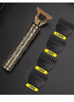 Generic Shaving and hair trimming machine for men with different styles for professional shaving, with adjustable blades in a modern design, long-lasting battery, and comes with a charging cable and a cleaning brush.  - Image 2