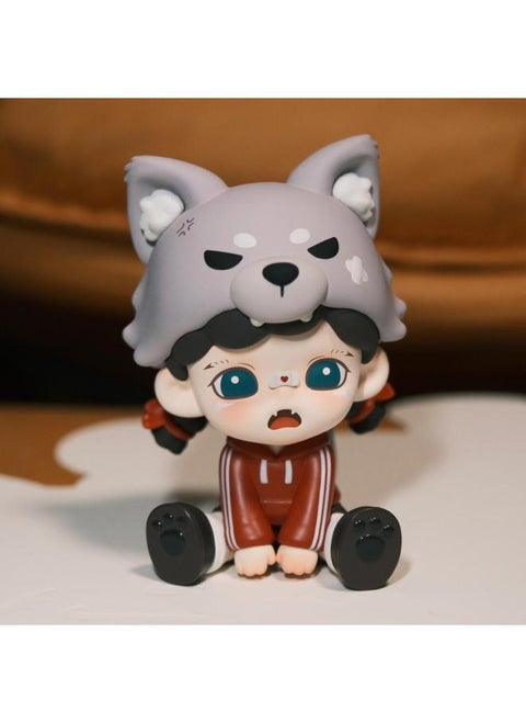 [in Stock] Zo Can't Say Secret Series Blind Box Raa Hand-made Trick Or Treat Diary 2 Motherland Edition Daixin Made In China-Color:Designated Model-woo Woohoo Gray Wolf