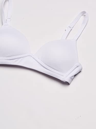 Maidenform Girl Big Girls' Slim Comfort Devotion Wireless Bra, White, 32A - Image 2