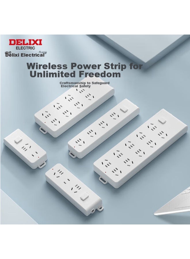 Delixi New National Standard Socket/power Strip/extension Cord, 5-outlet Wireless Power Strip Without Cord, Cd98j-hk2x3zw - Image 3
