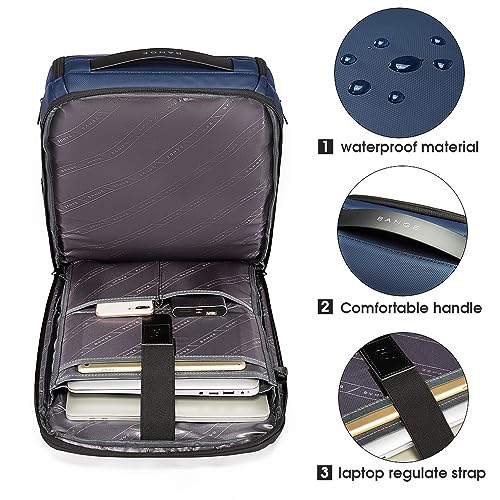 BANGE Business Smart Backpack Waterproof fit 15.6 Inch Laptop Backpack with USB Charging Port,Travel Durable Backpack - Image 4