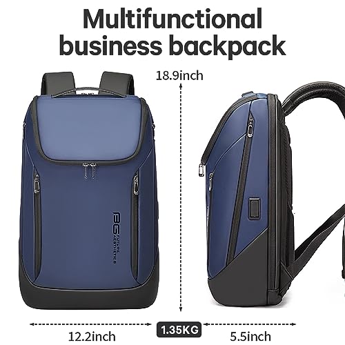 BANGE Business Smart Backpack Waterproof fit 15.6 Inch Laptop Backpack with USB Charging Port,Travel Durable Backpack - Image 5