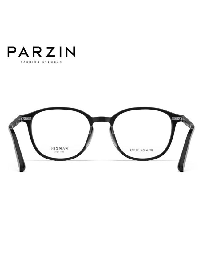Parzin Uni Lightweight Rectangular Eyeglass Frame For Myopia With D-shaped Frame, Model 66006 - Image 5