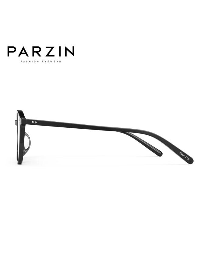 Parzin Uni Lightweight Rectangular Eyeglass Frame For Myopia With D-shaped Frame, Model 66006 - Image 4