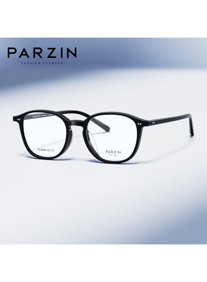 Parzin Uni Lightweight Rectangular Eyeglass Frame For Myopia With D-shaped Frame, Model 66006 - Image 1