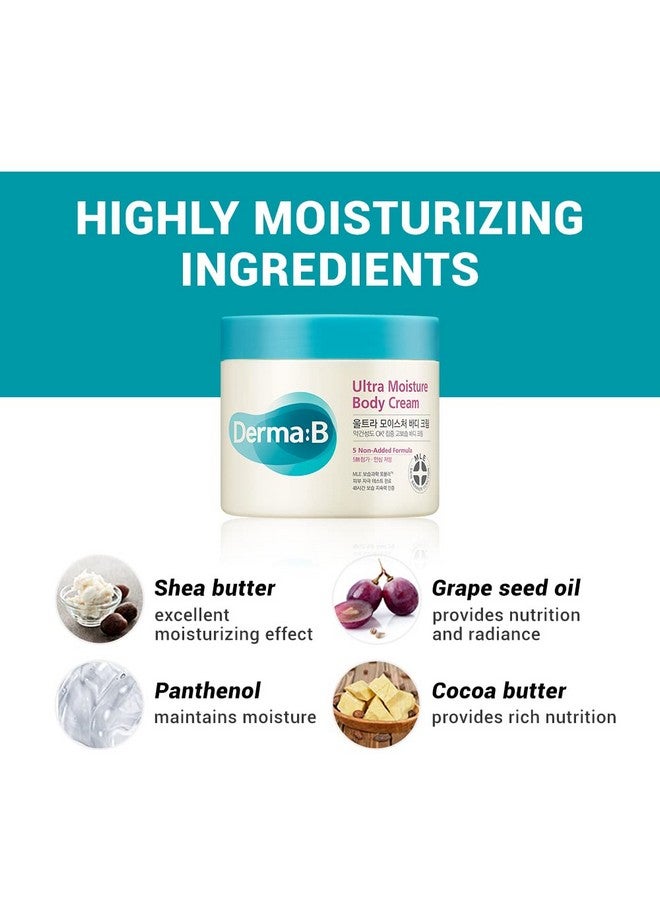 derma b كريم الجسم ديرما بي الترطيب الفائق مع زيت الزيتون والألانطوين، ترطيب البشرة يدوم 48 ساعة، 14.54 أونصة سائلة، 430 مل - Image 3