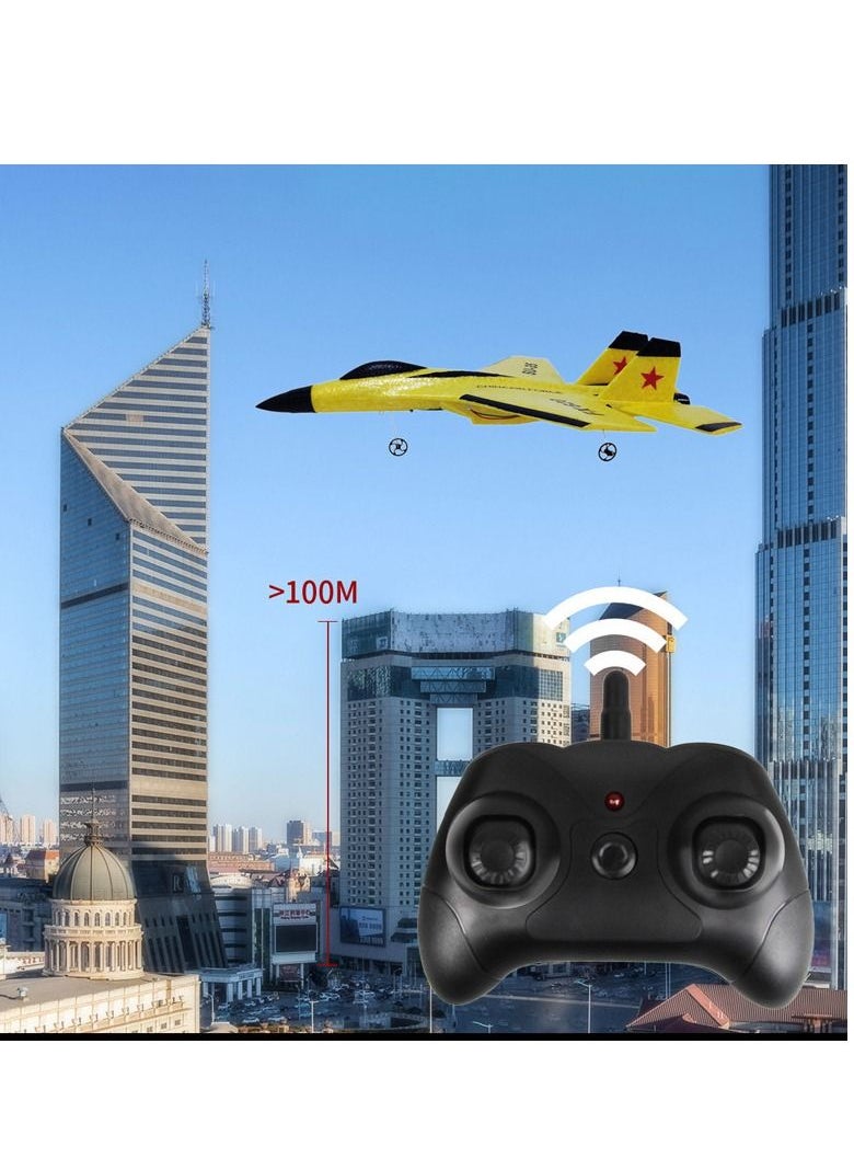 AROAQ DIY RC Plane Toy 620 blue1 battery Remote Control Airplane DIY Fixed Wing Aircraft  - Image 3
