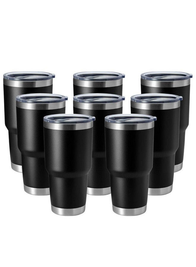HASLE OUTFITTERS HASLE OUTFITTERS 30oz Stainless Steel Tumbler, Double Wall Vacuum Insulated Travel Mug Tumbler, Durable Insulated Coffee Mug, Gift Box Set (Black, 8)  - Image 1