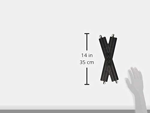 Bachmann Trains - Snap-Fit E-Z TRACK 30 DEGREE CROSSING (1/card - STEEL ALLOY Rail With Black Roadbed - HO Scale Medium - Image 3
