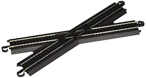 Bachmann Trains - Snap-Fit E-Z TRACK 30 DEGREE CROSSING (1/card - STEEL ALLOY Rail With Black Roadbed - HO Scale Medium - Image 5