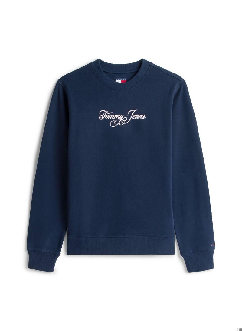 TOMMY JEANS Essential Logo Pullover Sweatshirt - Image 4