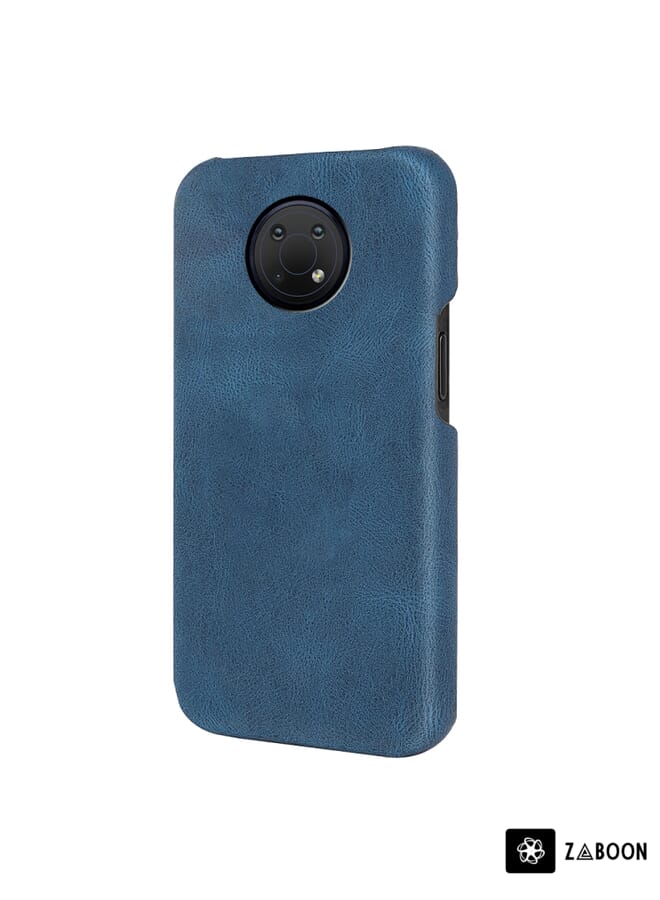 جرين تايجر جراب هاتف من البولي يوريثان مزود بحلقة لهاتف Nokia G10 (أزرق) - Image 3