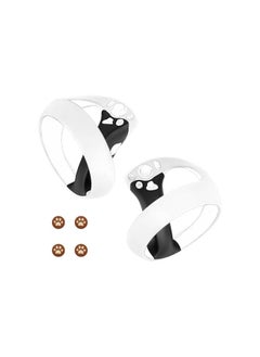 Geekria Geekria Upgraded Controller Cover Compatible with PS VR2, Anti-Fall Protective Handle Sleeve for VR Accessories, Soft Ring Hand Grips Unibody Design, Touch Controller Grip Cover (Clear,1Pair)  - Image 1